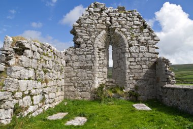 Abbey ruins in Ireland clipart