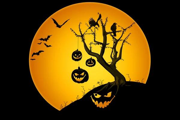 Creepy halloween scenery — Stock Photo, Image