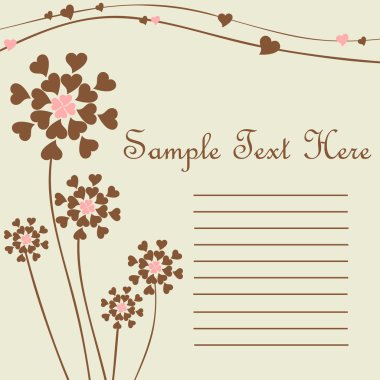 Wedding background or invitation card clipart