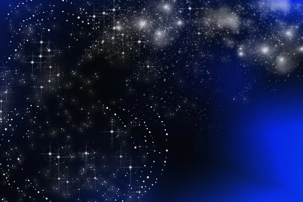 별 이있는 밤 하늘 — 스톡 사진