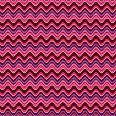 Background with colorful pink and violette stripes, wave clipart