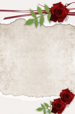 Roses background clipart