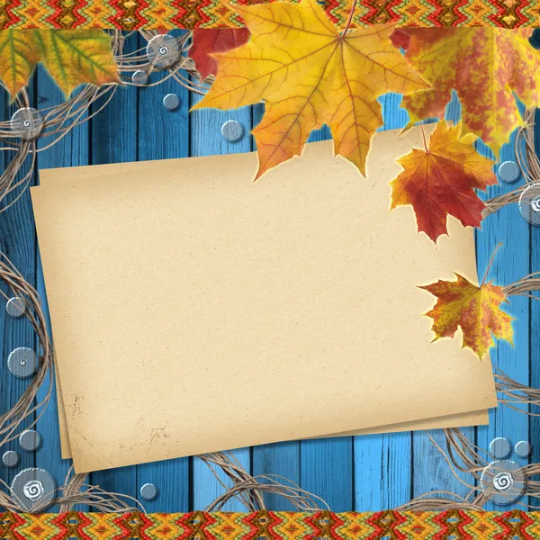 Höstens lönnlöv färgade — Stockfoto