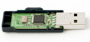 USB sticks, pendrive disassembled clipart