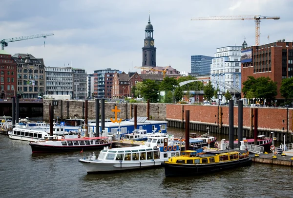 stock image Wharf near the city