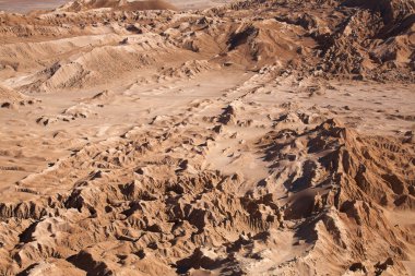 Valle de la Luna (Moon Valley) close to San Pedro de Atacama, Chile clipart