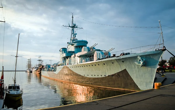 Καταστροφέας πλοίο - παγκόσμιο πόλεμο ΙΙ — Φωτογραφία Αρχείου