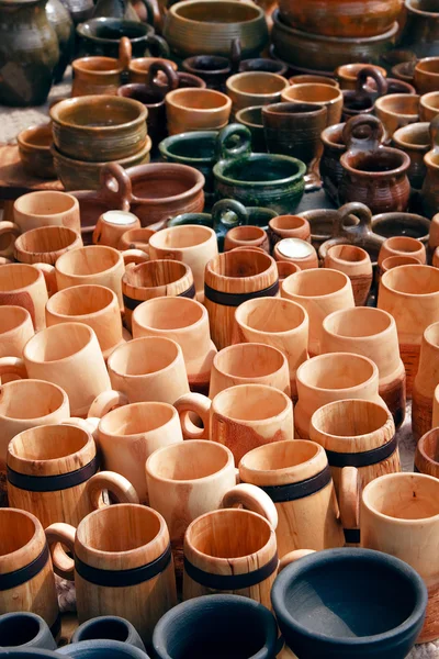 Werpers en potten — Stockfoto