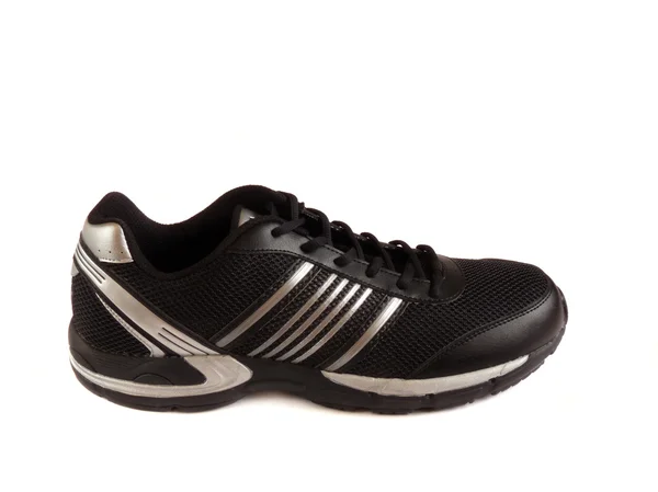 Μαύρα Ανδρικά παπούτσια. μόνωση. — Φωτογραφία Αρχείου