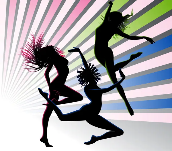 Danseurs — Image vectorielle