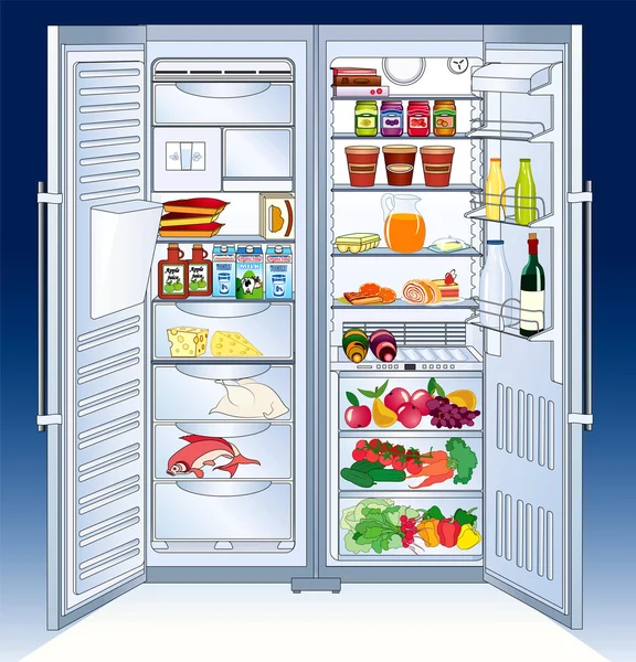 冷蔵庫 — ストックベクタ