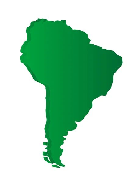 南美洲 — 图库矢量图片