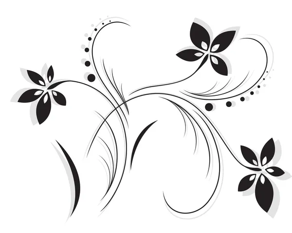 Modèle vectoriel de fleurs — Image vectorielle
