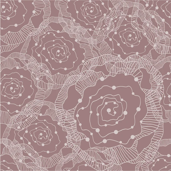 원활한 추상적인 꽃 패턴 — 스톡 벡터