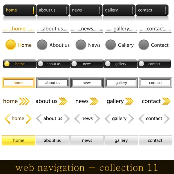 Веб-коллекция — стоковый вектор