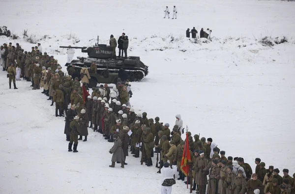 위대한 애국 전쟁 (Wwii의 시대의 붉은 군대) — 스톡 사진