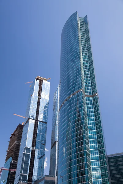 Építés alatt álló felhőkarcoló Jogdíjmentes Stock Fotók