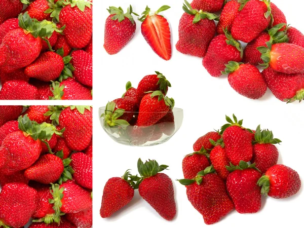 Ensemble de fraises — Photo