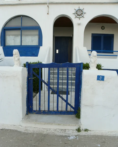 Veduta della casa mediterranea — Foto Stock