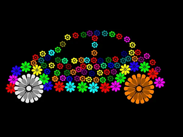 stock image Car flower