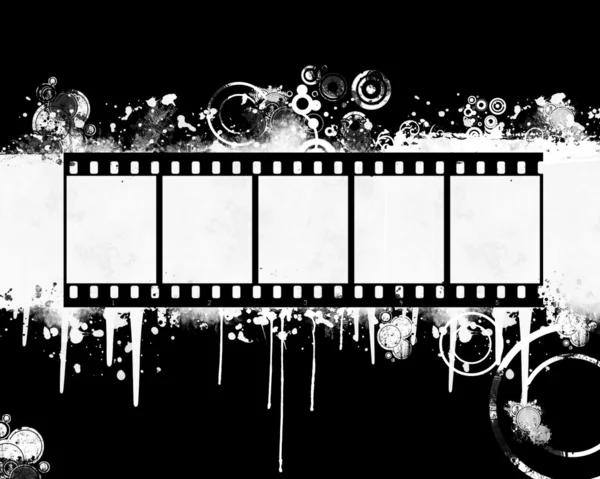 Grunge filmový pás — Stock fotografie