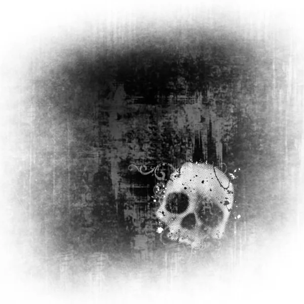 Grunge skull — Stock Photo, Image