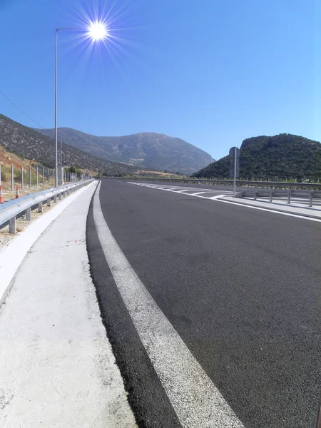 stock image Mountain road