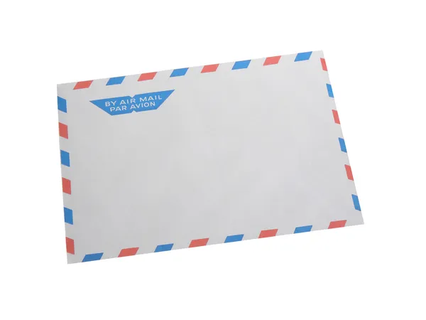 Kuvert via air mail — Stockfoto