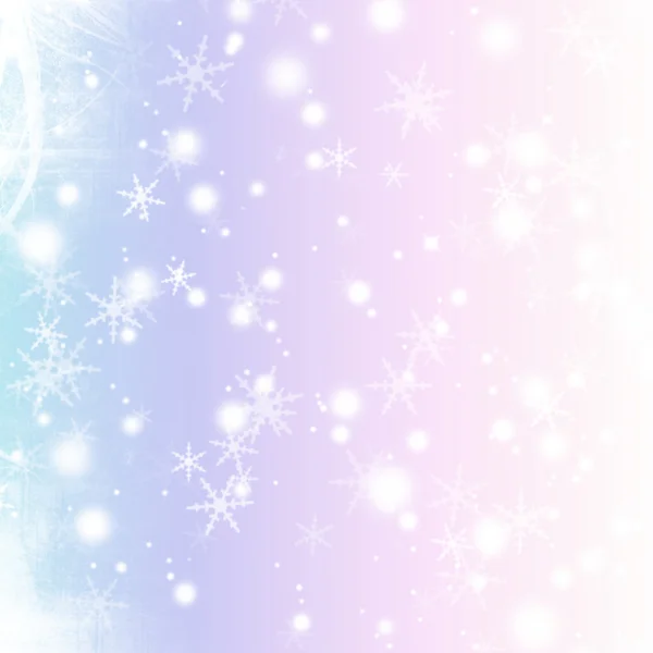 Abstract background with Snowflakes — Stock Photo, Image