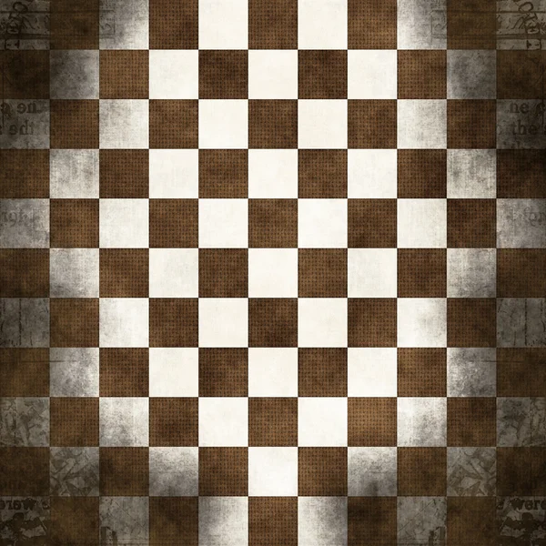 Grungy schackbrädet — Stockfoto