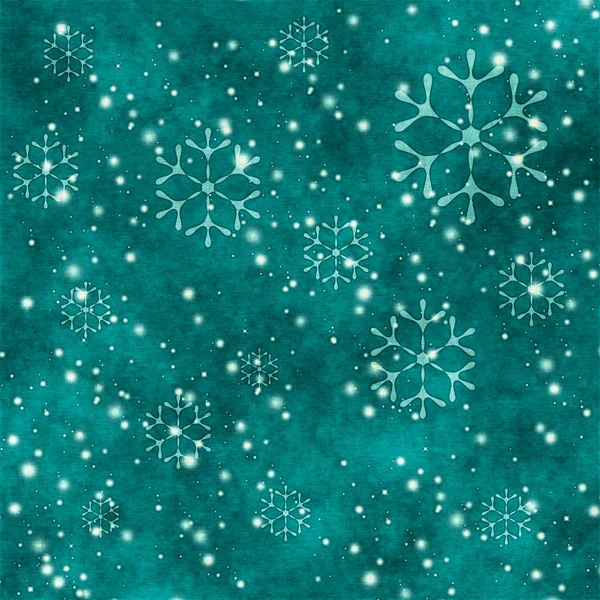 Abstract background with grunge snowflakes — Stock Photo, Image