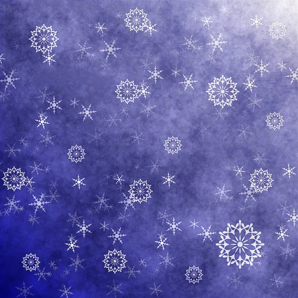 Abstract background with grunge snowflakes — Stock Photo, Image