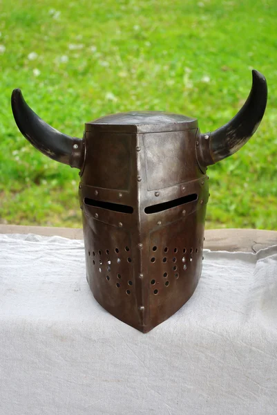 Knight helmet — Stock Photo, Image