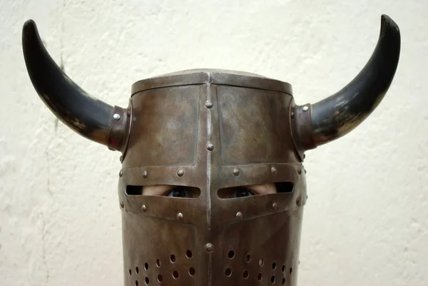 Рыцарский шлем — стоковое фото