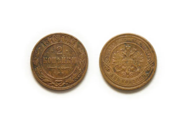 Měděná mince — Stock fotografie