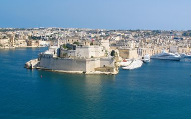 Grand Harbor, Valetta, capital of Malta clipart