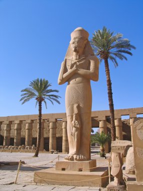 Luxoe, Egypt, Rameses II Statue clipart