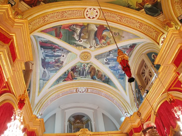 Cupola della chiesa maltese — Foto Stock