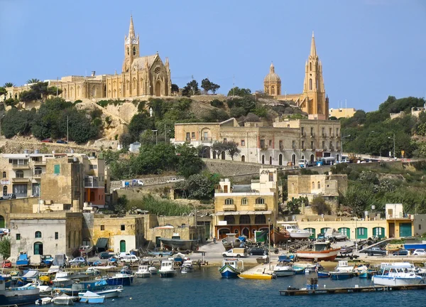 Harborr gozo, maltské ostrovy — Stock fotografie