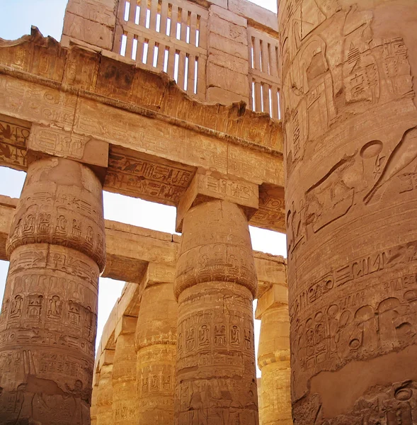 Karnak chrám v Luxoru, egypt — Stock fotografie