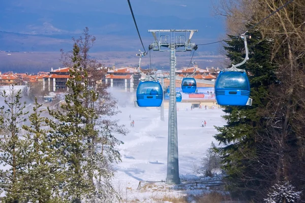 Cable car ski lift — Stock Photo, Image