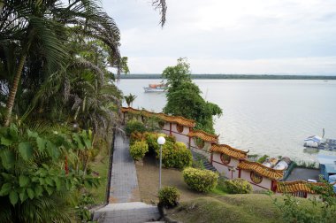 şehir manzaraları. Kuching. Borneo.