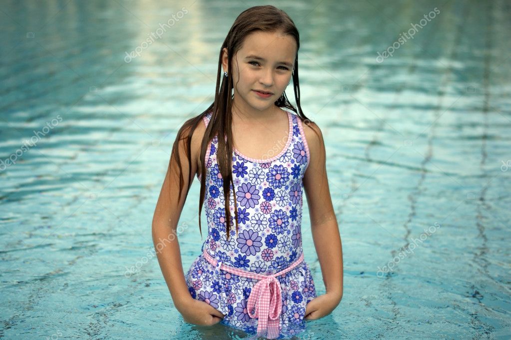 Princess Elena in swimming pool — Stock Photo © shatalkin #3043375
