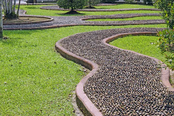 Garden path, massage for feet — Stock Photo, Image