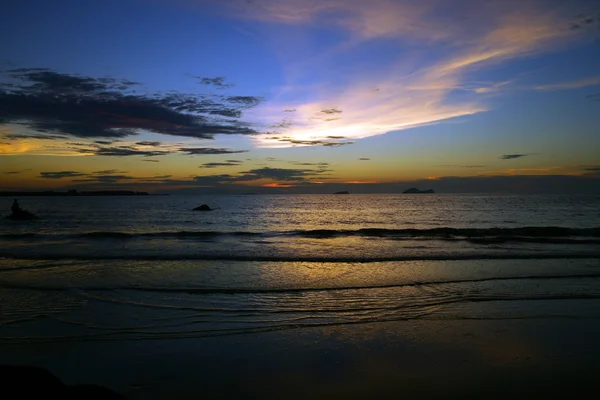 Západ slunce na moři. Borneo. — Stock fotografie