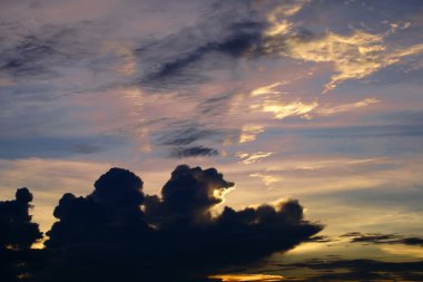 Sunset. Borneo.