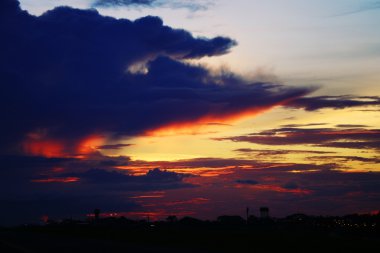 Sunset. Borneo.