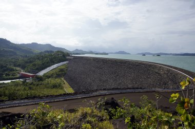 Borneo ormanlarında Hidroelektrik Santrali