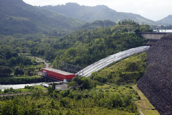 stock image Hydroelectric power station in a jungle of Borneo