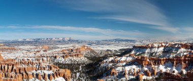 Bryce canyon at winter clipart